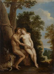 Adam och Eva i paradiset, 1650-talet.