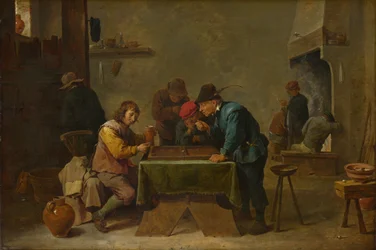 Backgammonspelare, c. 1645