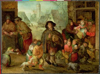 The Blind Hurdy Guurdy Player