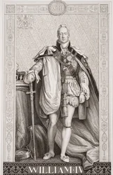 William IV (1765-1837) från "Illustrationer av engelsk och skotsk historia" volym II