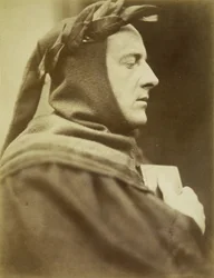 Prerafaelit: John Everett Millais (1829-1896) som Dante par Wynfield, David Wilkie (1837-1887)