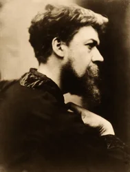 Självporträtt av David Wilkie Wynfield (1837 - 1887)