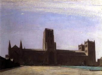 Durham Cathedral (olja på duk)