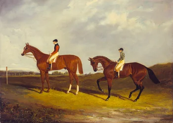 Elis" med J. Day up, och "Bay Middleton" med J. Robinson upp