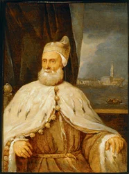 Porträtt av doge Francesco Donato ... (målning på duk)