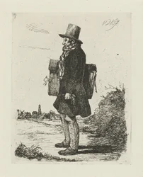 Porträtt av Hermanus Jan Hendrik Rijkelijkhuizen