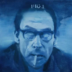 Robert Filliou 18, 2018 (olja på linne)