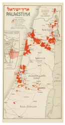 Karta över Palestina