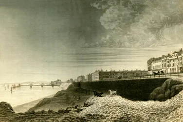 East View of Brighton från Kemp Town, 1835.