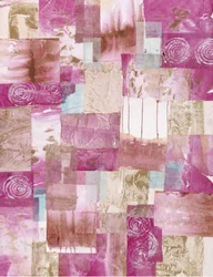 Strukturerad rosa collage
