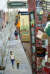 InterUrban, 2016 (akryl på duk)