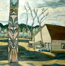 Oaks Totem, 2019 (akryl på duk)