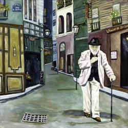 Parisien, 2018 (akryl på duk)