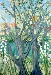 Spring Trees, 2012 (akryl på duk)