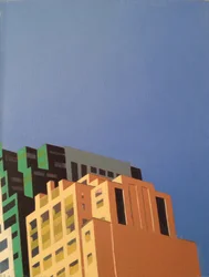 Brooklyn Hi Rise, 2012 (olja på duk)