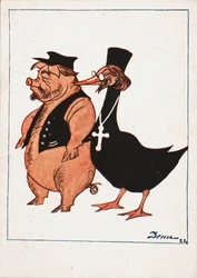 Kulak och präst, 1922.