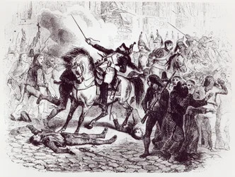 2 maj 1808, uppror i Madrid, från 