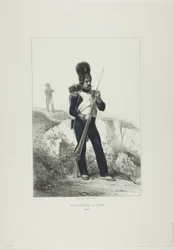 Grenadjär till fots, Elba