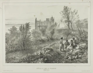Greve Woronzoffs slott, Aloupka, Krim, 12 augusti 1837