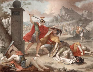 Denis-Sébastien Leroy - Slaget mellan Horatii och Curatii - 1798 CROP