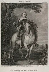 Denis-Sébastien Leroy, Antoine-Claude-François Villerey och Jean Duplessis-Bertaux - Markisen av Moncade, efter Antoine van Dyck - 1802-1815