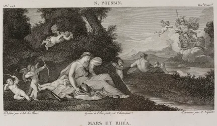 Denis-Sébastien Leroy, Chataigner och Niquet - Mars och Rhea, efter Nicolas Poussin - 1802-1815