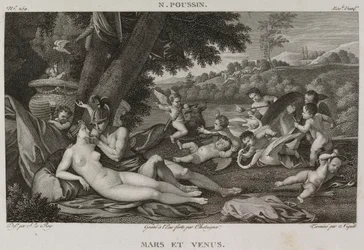 Denis-Sébastien Leroy, Chataigner och Niquet - Mars och Venus, efter Nicolas Poussin - 1802-1815