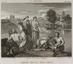Denis-Sébastien Leroy, Chataigner och Niquet - Moses räddad ur vattenmassorna, efter Nicolas Poussin - 1802-1815
