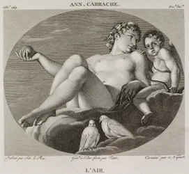 Denis-Sébastien Leroy, Petit och Niquet - Luften, efter Annibale Carrache - 1802-1815