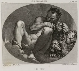 Denis-Sébastien Leroy et Boutrois - Eld, efter Annibale Carrache - 1802-1815