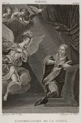 Denis-Sébastien Leroy et Le Villain - Jungfruns bebådelse, efter Francesco Albani - 1802-1815