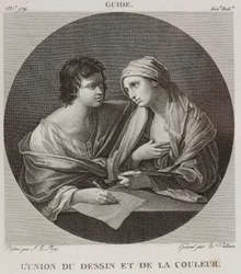 Denis-Sébastien Leroy och Le Villain - Föreningen av teckning och färg, efter Guido Reni - 1802-1815