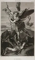 Denis-Sébastien Leroy et Pigeot - Saint Michel, efter Rafael - 1802-1815