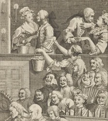 Den skrattande publiken, ca. 1800.