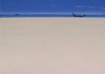 Fiskebåtar i Puvar, Kerala