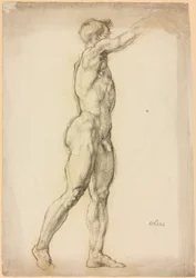 En studie av en manlig figur