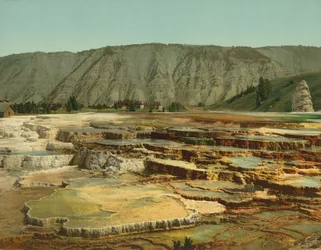 Hymen Terrace, Yellowstone nationalpark, omkring 1902