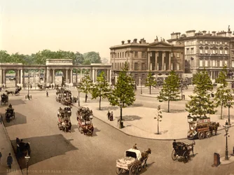 Hyde Park Corner, London, ca 1890-1900