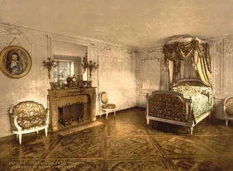 Petit Trianon, Versailles, Marie Antoinettes kammare, ca 1890-1900