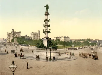 Praterstern, Wien, Österrike-Ungern, ca 1900