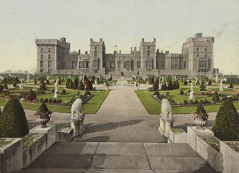 Windsor Castle East Terrace, ca 1900