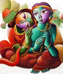Krishna och Radha – den gudomliga kärleken