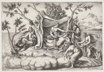 Latino födde Apollo och Diana på ön Delos