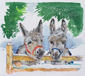 Friends in the Field, 1996 (wc)