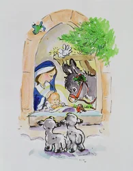 Snowy Bethlehem, 1996 (wc)