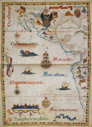 Illustration från "Queen Mary Atlas"