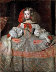 Porträtt av infantan Margareta Teresa av Österrike