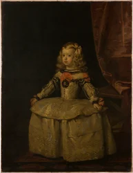Porträtt av infantan Margarita (1651-1673)