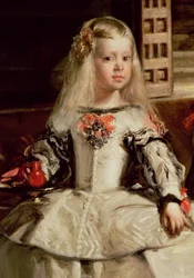 Las Meninas eller Filip IV:s familj, ca 1656 (detalj)