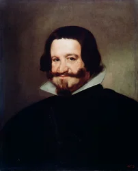 Porträtt av greve hertig av Olivares, 1638.